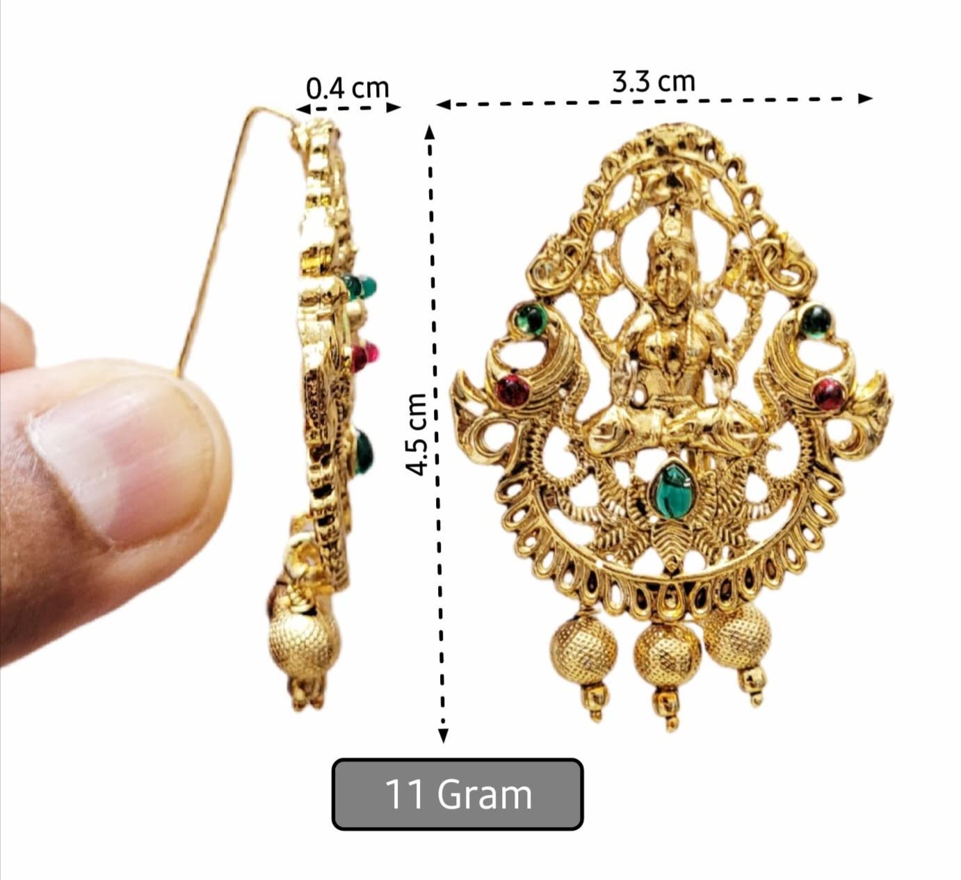 Gold Plated Antique Hair Jewellery