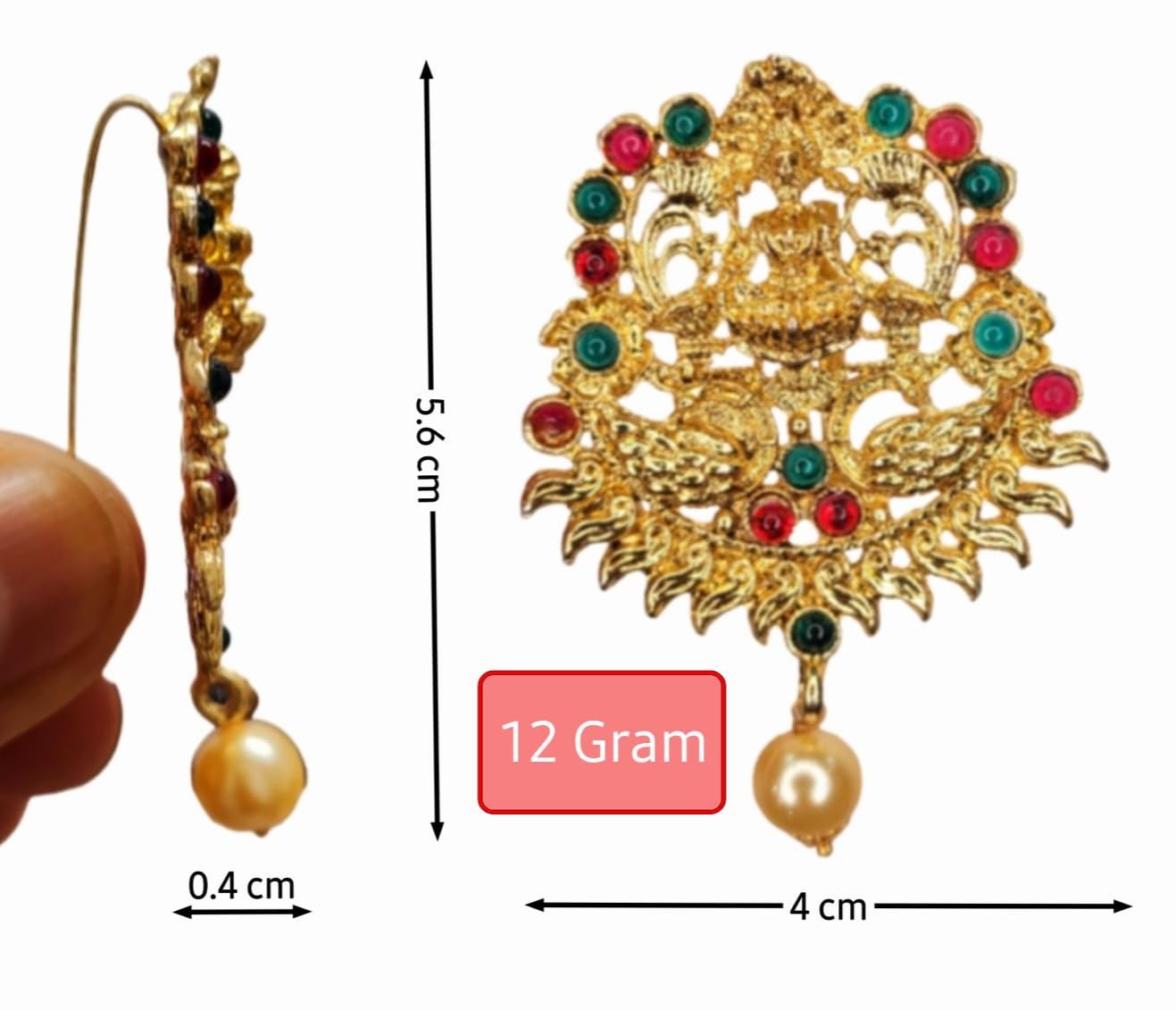 Gold Plated Antique Hair Jewellery