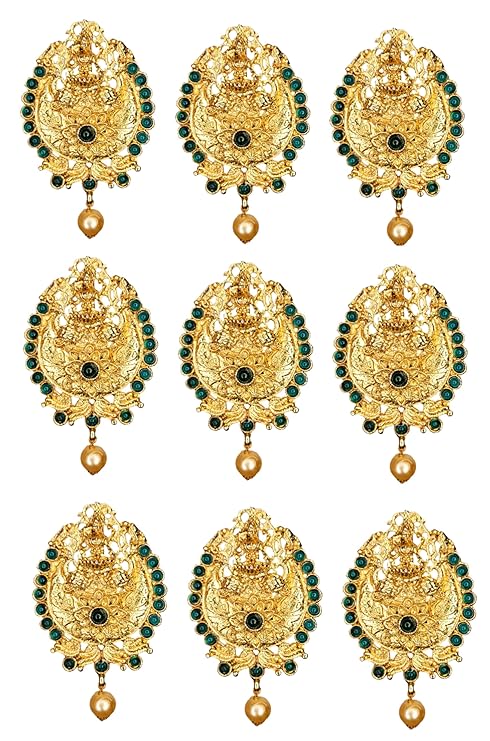 Gold Plated Antique Hair Jewellery