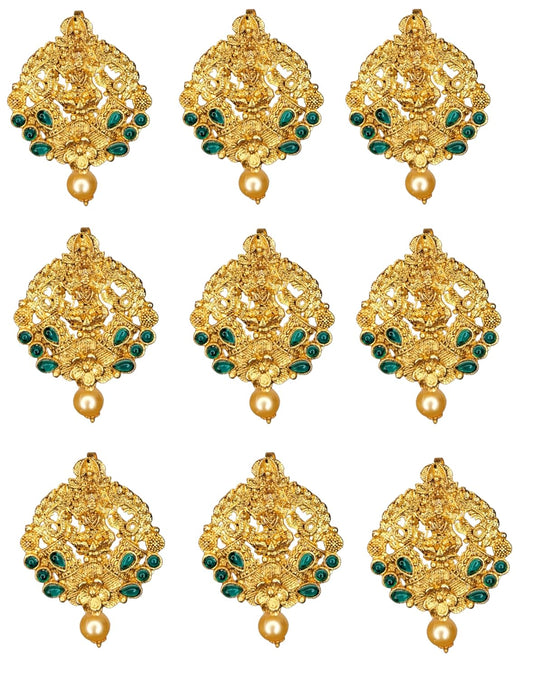 Gold Plated Antique Hair Jewellery