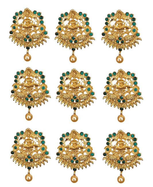 Gold Plated Antique Hair Jewellery